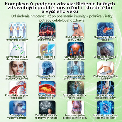 🎁 Zostáva už len 5 balení! Ponúkame vám dodatočnú zľavu 50 %! Získajte späť svoju formu a zdravie. Ak to zmeškáte teraz, ďalšia šanca príde až budúci rok.